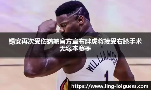 锡安再次受伤鹈鹕官方宣布胖虎将接受右膝手术无缘本赛季